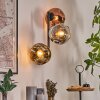 Ripoll Lampada a sfera, Applique Cromo, Oro, Chiaro, Ramato, Grigio fumo, 3-Luci