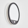 Qadir Lampada da parete per esterno, Applique LED Nero, 1-Luce, Sensori di movimento