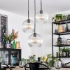 Koyoto Lampadario a sospensione, Lampada a sfera, Lampada a sospensione a cluster Chiaro, 3-Luci