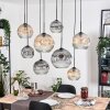 Ripoll Lampadario a sospensione, Lampada a sfera, Lampada a sospensione Écru, Nero, 8-Luci