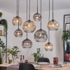 Ripoll Lampadario a sospensione, Lampada a sfera, Lampada a sospensione Écru, Nero, 8-Luci