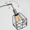 Yaak Lampada da terra Nichel opaco, Nero, 3-Luci