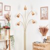 Lindberg Lampada da terra Ottone, Nero, 5-Luci