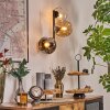 Ripoll Lampada a sfera, Applique Ambrato, Chiaro, Grigio fumo, 3-Luci