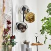 Ripoll Lampada a sfera, Applique Cromo, Oro, Grigio fumo, 3-Luci
