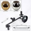 Ripoll Lampada a sfera, Applique Cromo, Oro, Grigio fumo, 3-Luci
