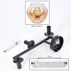 Ripoll Lampada a sfera, Applique Ambrato, Chiaro, 3-Luci