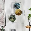 Ripoll Lampada a sfera, Applique Blu, Oro, Verde, 3-Luci