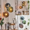 Koyoto Lampada a sfera, Applique Blu, Verde, Ramato, 3-Luci