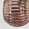 Koyoto Lampada a sfera, Applique Blu, Verde, Ramato, 3-Luci
