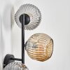 Ripoll Lampada a sfera, Applique Ambrato, Grigio fumo, 3-Luci