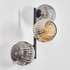Ripoll Lampada a sfera, Applique Ambrato, Grigio fumo, 3-Luci