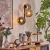 Ripoll Lampada a sfera, Applique Cromo, Chiaro, Grigio fumo, 3-Luci