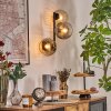 Ripoll Lampada a sfera, Applique Ambrato, Chiaro, Grigio fumo, 3-Luci