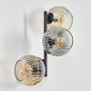 Ripoll Lampada a sfera, Applique Ambrato, Chiaro, Grigio fumo, 3-Luci