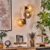 Ripoll Lampada a sfera, Applique Ambrato, Chiaro, Grigio fumo, 3-Luci