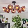Koyoto Plafoniera, Lampada a sfera Chiaro, Ramato, 7-Luci
