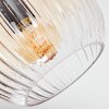 Koyoto Plafoniera, Lampada a sfera Ambrato, Chiaro, 7-Luci