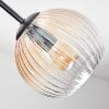 Koyoto Plafoniera, Lampada a sfera Ambrato, Chiaro, 7-Luci