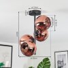 Koyoto Plafoniera, Lampada a sfera Ramato, 4-Luci