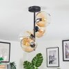 Koyoto Plafoniera, Lampada a sfera Ambrato, Chiaro, 4-Luci