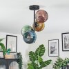 Koyoto Plafoniera, Lampada a sfera Blu, Oro, Verde, Ramato, 4-Luci