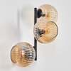 Koyoto Lampada a sfera, Applique Ambrato, 3-Luci