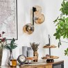 Koyoto Lampada a sfera, Applique Ambrato, 3-Luci