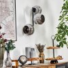 Ripoll Lampada a sfera, Applique Cromo, Grigio fumo, 3-Luci