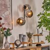 Ripoll Lampada a sfera, Applique Cromo, Grigio fumo, 3-Luci