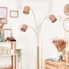 Soungou Lampada da terra Ottone, Nero, 3-Luci
