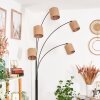 Soungou Lampada da terra Cromo, Nero, Bianco, 5-Luci