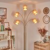 Soungou Lampada da terra Ottone, Nero, 5-Luci