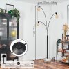 Codecreo Lampada da terra Nero, Bianco, 3-Luci