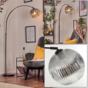 Ripoll Lampada da terra Nero, 1-Luce