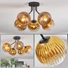 Koyoto Plafoniera, Lampada a sfera Oro, Chiaro, 5-Luci
