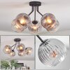 Koyoto Plafoniera, Lampada a sfera Chiaro, Grigio fumo, 5-Luci