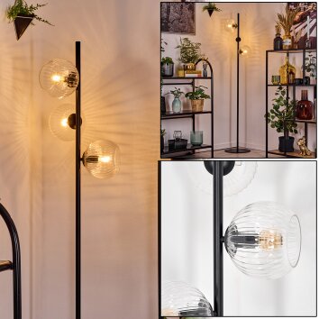 Koyoto Lampada da terra 31 cm Chiaro, 3-Luci