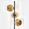Koyoto Lampada da terra 31 cm Oro, 3-Luci