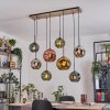 Ripoll Lampadario a sospensione, Lampada a sfera, Lampada a sospensione Écru, Nero, 8-Luci