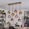 Ripoll Lampadario a sospensione, Lampada a sfera, Lampada a sospensione Écru, Nero, 8-Luci