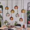 Ripoll Lampadario a sospensione, Lampada a sfera, Lampada a sospensione Écru, Nero, 8-Luci