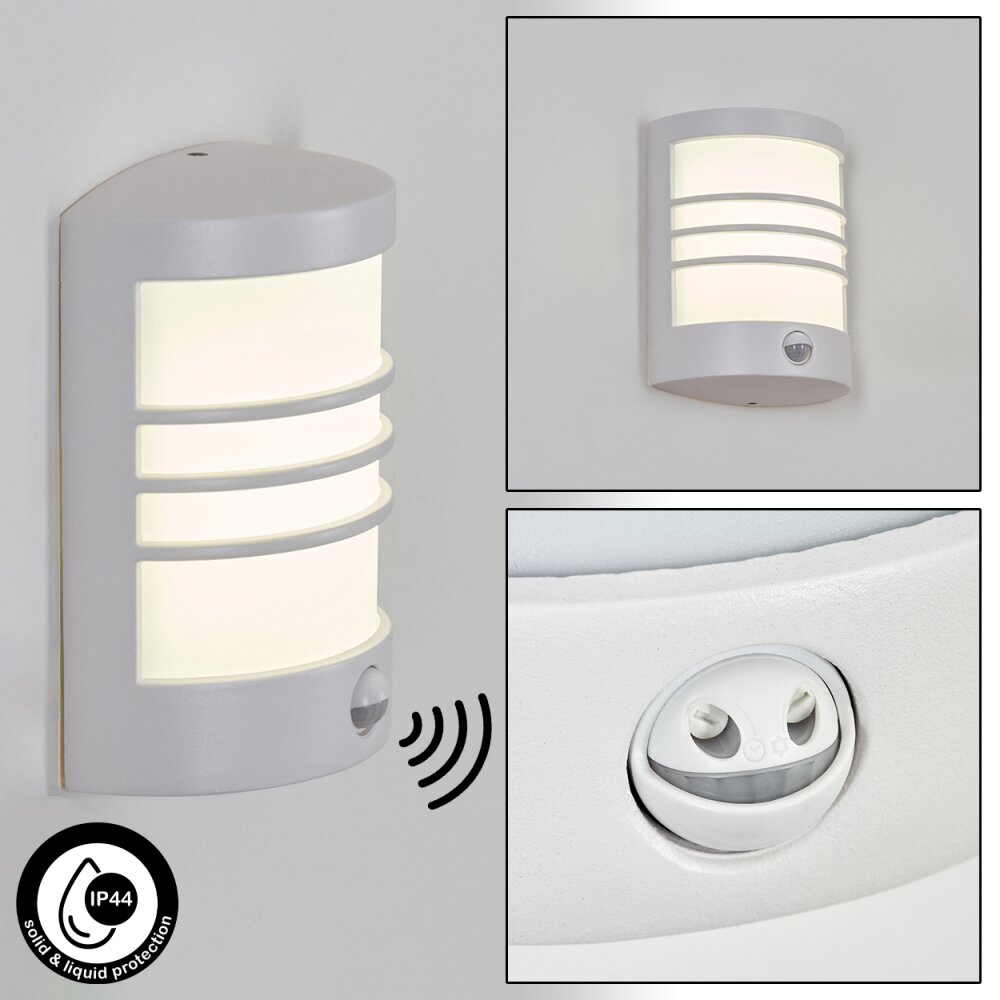 Heran Lampada da parete per esterno, Applique LED Bianco, 1-Luce, Sensori di movimento main product photo