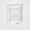Heran Lampada da parete per esterno, Applique LED Bianco, 1-Luce, Sensori di movimento