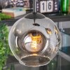 Ripoll Lampadario a sospensione, Lampada a sfera, Lampada a sospensione a cluster Chiaro, Grigio fumo, 3-Luci