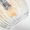 Ripoll Plafoniera, Lampada a sfera Ambrato, Chiaro, Grigio fumo, 7-Luci