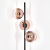 Koyoto Lampada da terra 31 cm Chiaro, Ramato, 3-Luci
