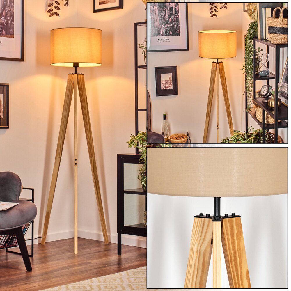 Soungou Lampada da terra Écru, Nero, 1-Luce main product photo