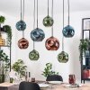 Ripoll Lampadario a sospensione, Lampada a sfera, Lampada a sospensione Écru, Nero, 8-Luci