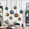 Ripoll Lampadario a sospensione, Lampada a sfera, Lampada a sospensione Écru, Nero, 8-Luci